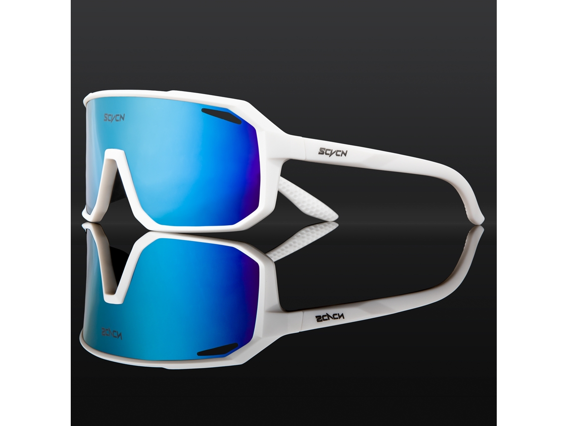 Óculos de Sol Unissex para Ciclismo com Lentes de Polímero Semitransparentes Resistentes a Impactos e com Proteção Uv400. MDUG (estilo C6)