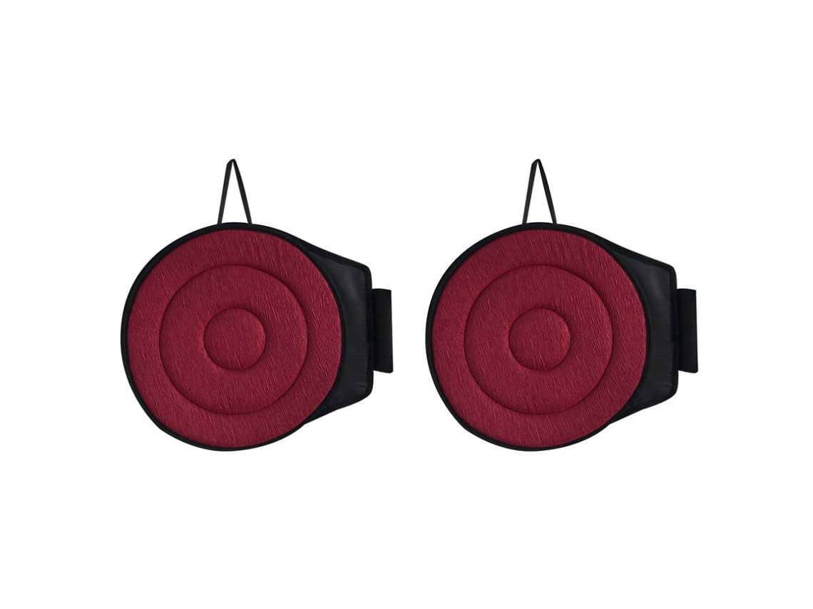 Kit com 2 Almofadas Giratórias 360° Assento Rotativo para Automóveis, Cadeiras de Escritório e Uso Doméstico Ideal para Idosos (15,7 Pol.)