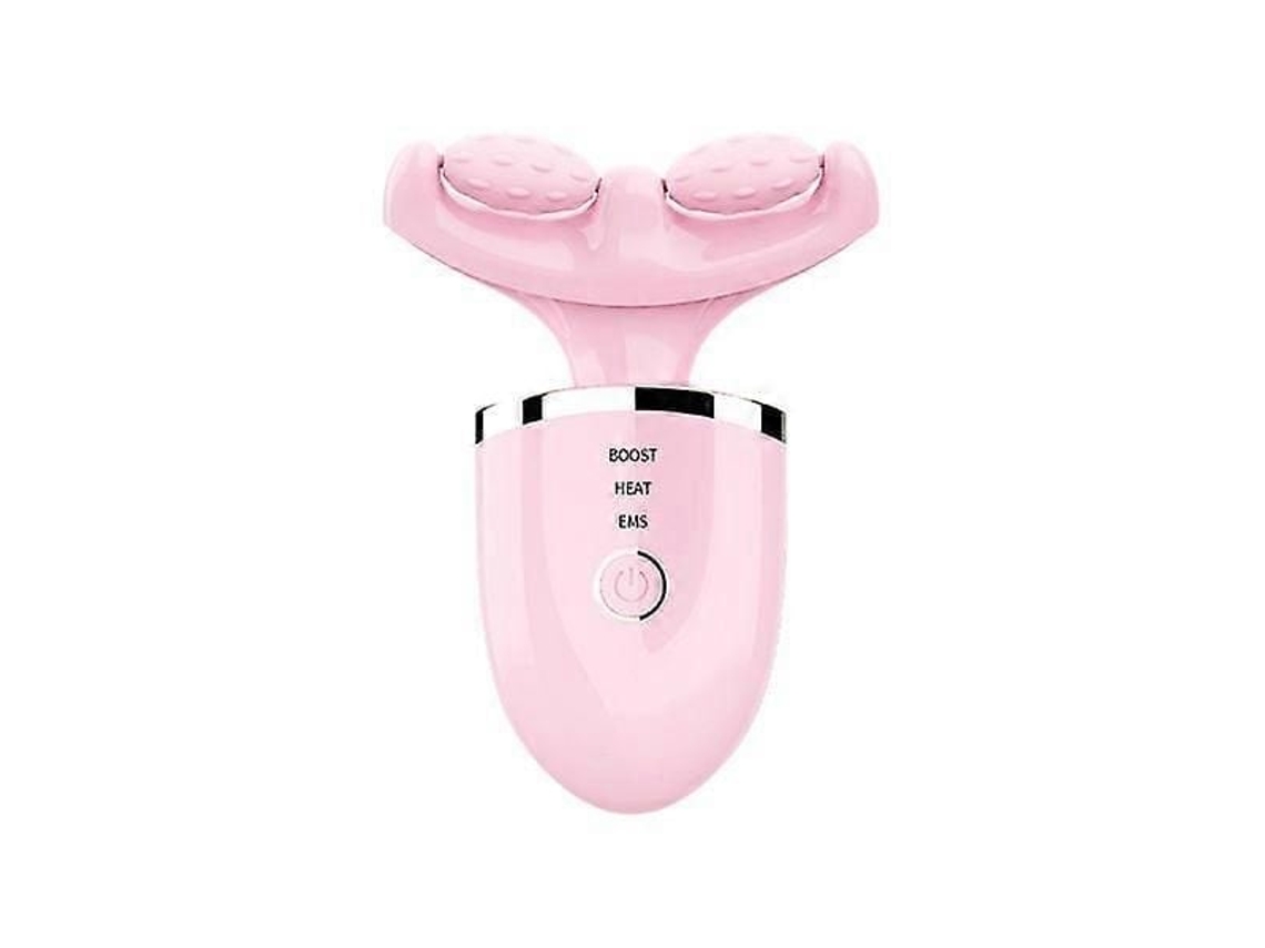 Massageador Facial e de Pescoço com Aquecimento Led para Lifting Beleza Facial, Duplo. GOKOCO