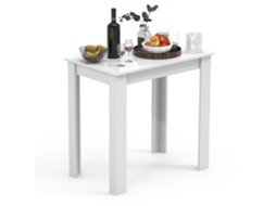 Mesa De Jantar Em Madeira Mesa De Cozinha Esal 80x50 Cm Vcm