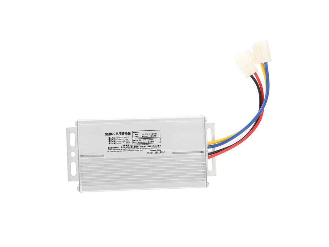 Conversor de Voltaje Dc 36 72v para 12v 30a 360w Transformador Adaptador