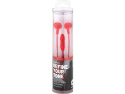 Auriculares com Fio GOODIS Com Microfone (In Ear - Microfone - Vermelho)