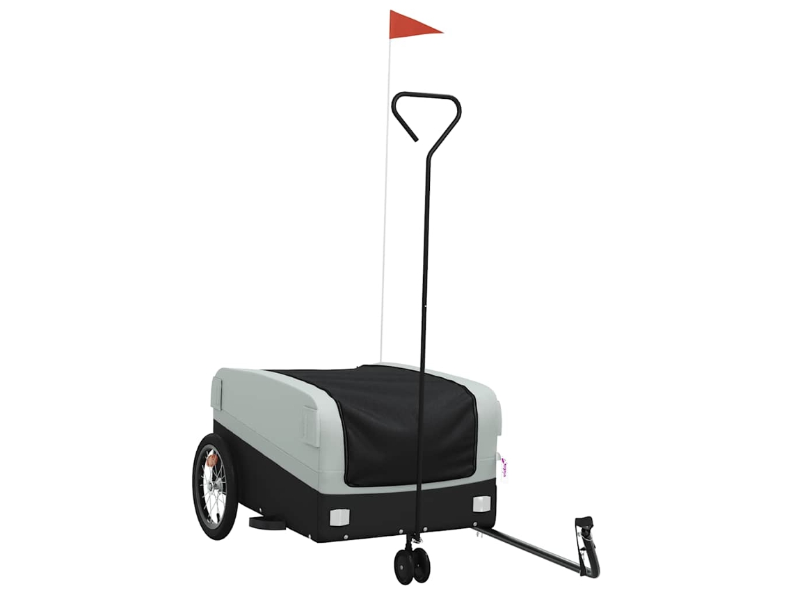 Bike Trailer, Bike Trailers Vidaxl Cinzeto Ferro (138 X 69 X 58 Cm)