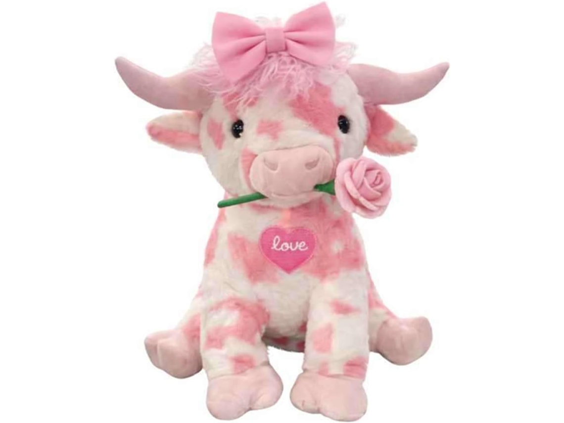 Vaca Highland Rosa Macia E Aconchegante - Uso Prático E Funcional