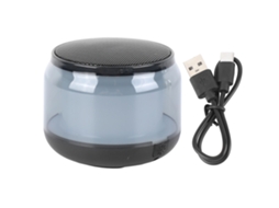 Altifalante Bluetooth LAXISCREED Bass Potente Luzes Coloridas