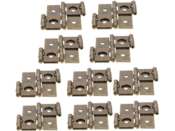 Conjunto De 10 Dobradiças Ferro Para Portas, Estilo Retrô, Dobráveis,