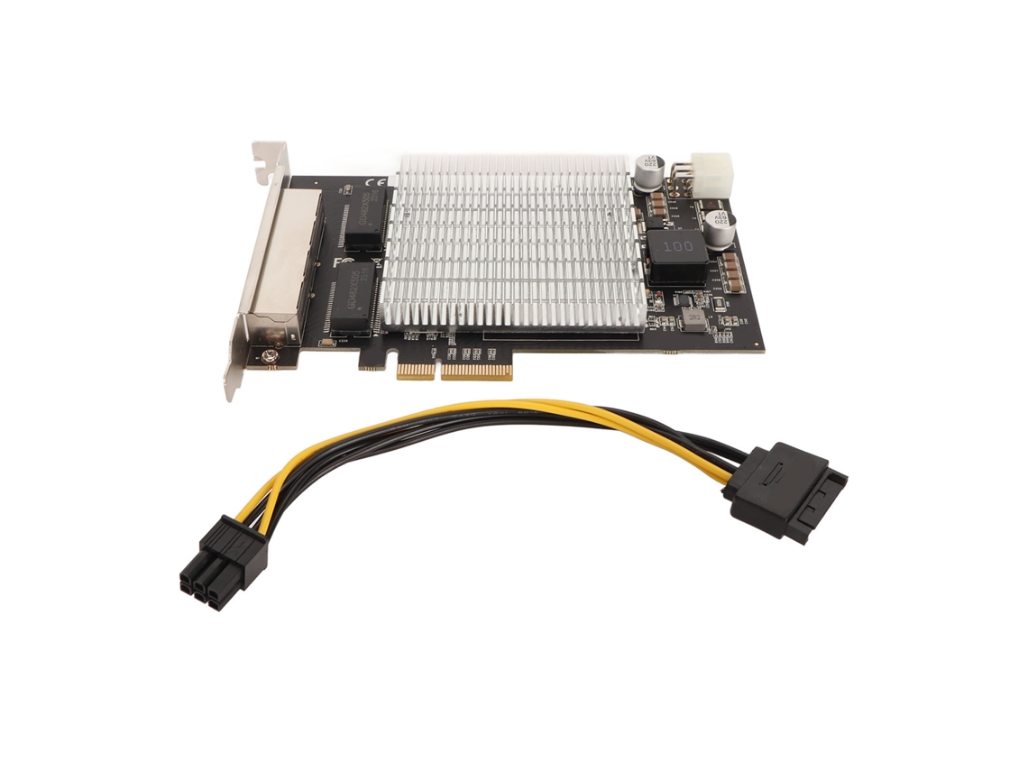 Cartão de Rede Poe LAXISCREED 4 Portas Rj45 2.5g