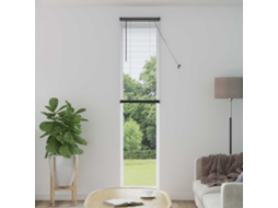 Vidaxl Cortina Veneziana Cinza Prata 213 X 60 Cm 25 Mm Pvc