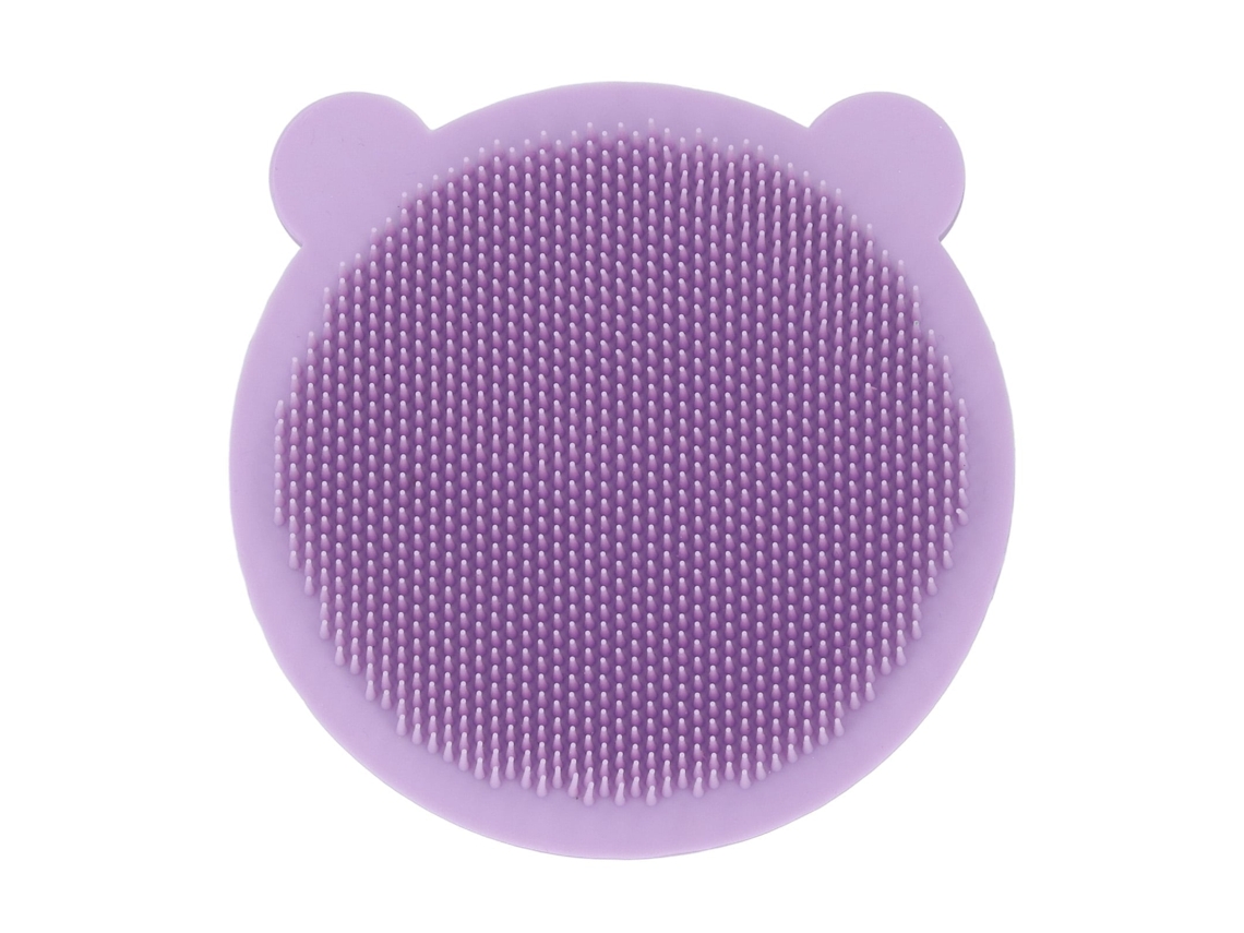 2026 cepillo de Baño para Bebé de Silicona Suave Portátil, Exfoliador Y Masajeador de Cabeza, Morado