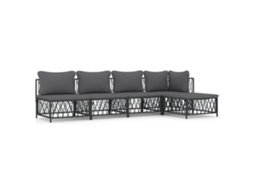 Garden Lounge Set, Garden Lounge Sets Vidaxl Antracite Aço (n/a)