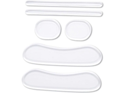 Ipetboom Conjunto De 3-protetores Calcanhar Em Gel Antifricção, Unidades Transparentes Para Proteção Da Planta Do Pé