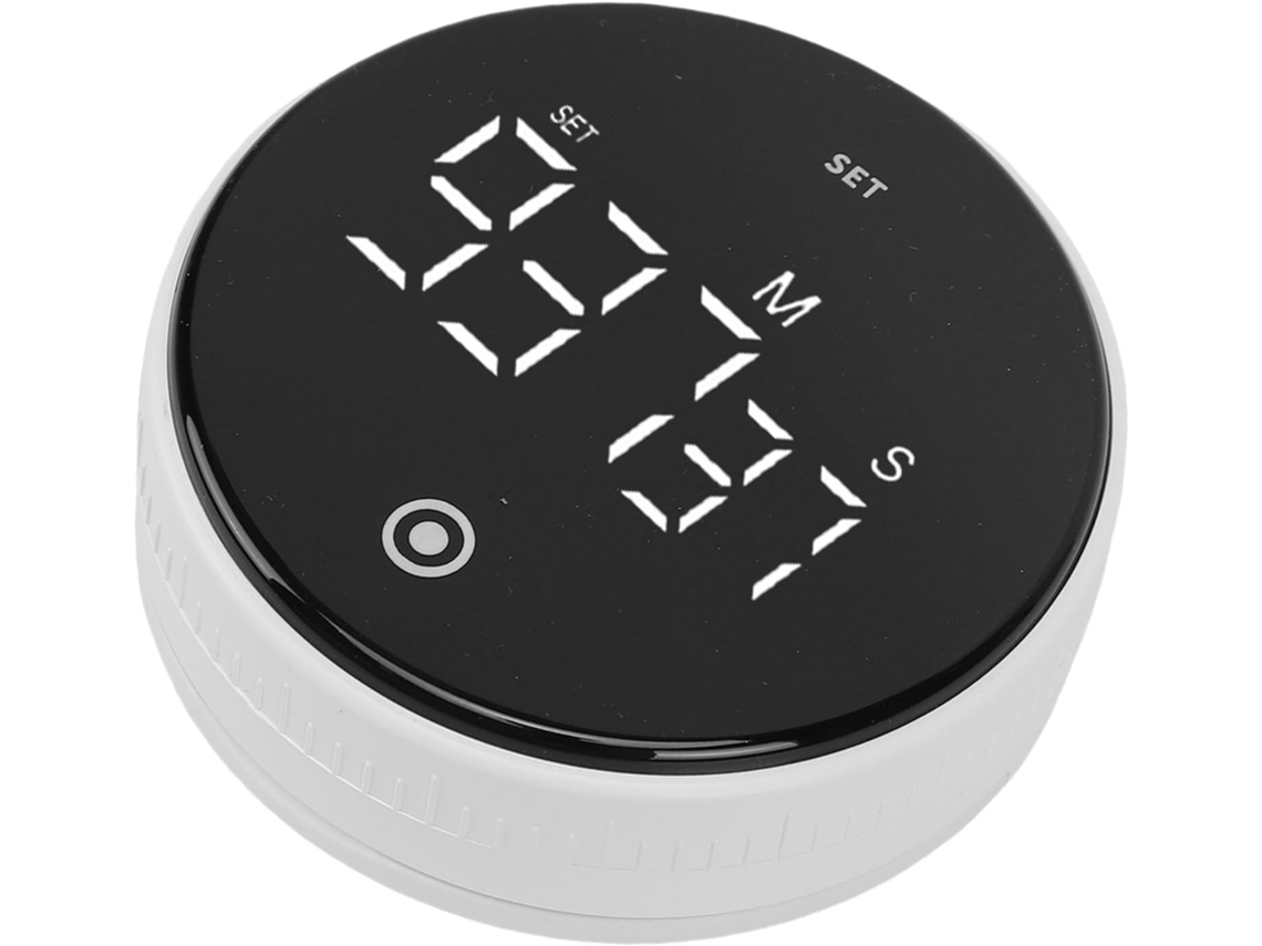 Temporizador Eletrônico Lcd Silencioso E Ajustável Com Contagem