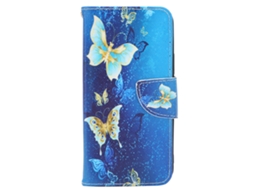 Capa De Telefone (combinada Com Suporte Flip Pintado) Adequada Para Iphone 12 Pro Capa Protectora De Couro Pu Borboleta Dourada Com Porta-cartões