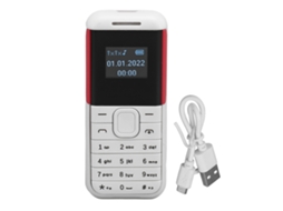 Aetheria telefone Móvel Mini 2g Tiny 0.66 Polegadas Reprodutor de Som Bluetooth Dual Chip Branco