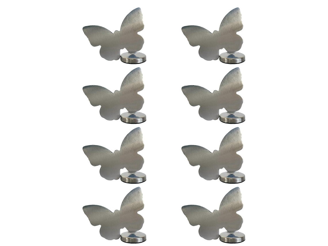 Âncoras Magnéticos Para Toalhas De Aço Antiderrapantes Pesar Magnético Para Qualquer Formato De Mesa Uso Interno E Externo Conjunto 8 Peças