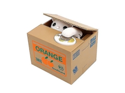 Cofrinho Eletrônico, Gato Fofo Rouba Moedas Aquaforge