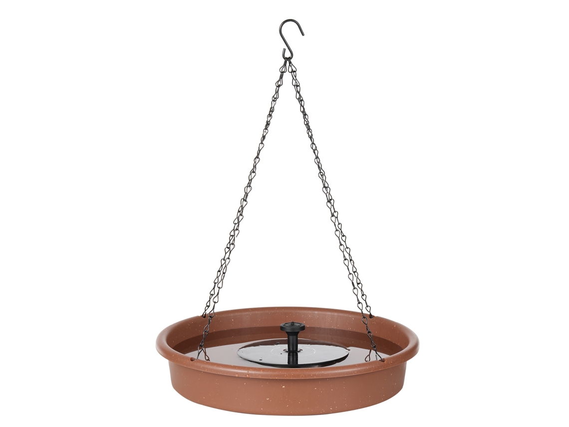 Set De Suporte Para Bandeja De Alimentação De Aves Com Fonte Solar Para Jardim E Pátio