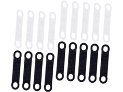 Conjunto de 50 tiras antiderrapantes de silicone para armários de roupa.