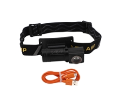 Lanterna Frontal Outdoor 550lm IPX4 com Faixa Elástica para Hiking e Pesca | S/MARCA