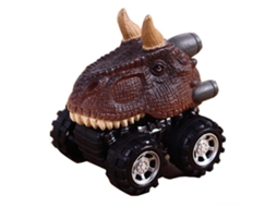 Mali carro de Rali Modelo Dinossauro com Recuo Educativo e Interativo para Crianças