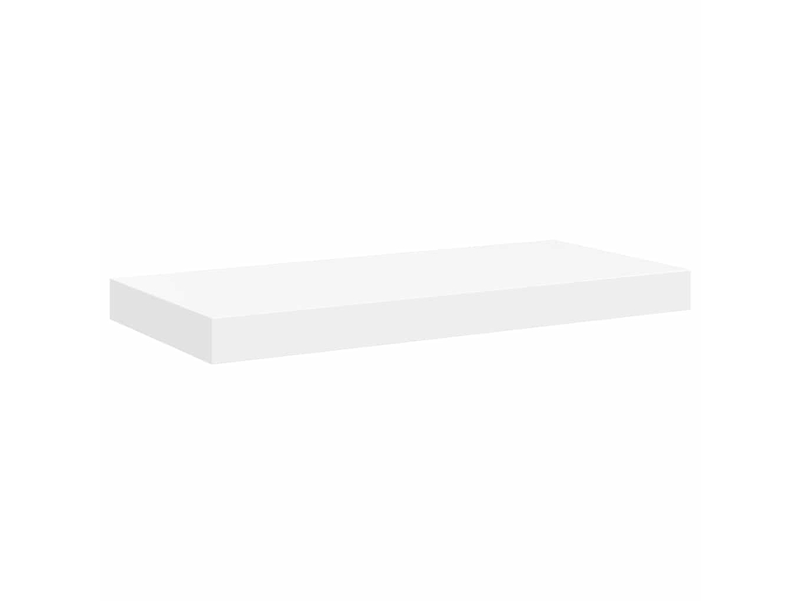 Prateleira de Parede Suspensa 50x23x3,8 Cm Mdf Branco MAISON EXCLUSIVE