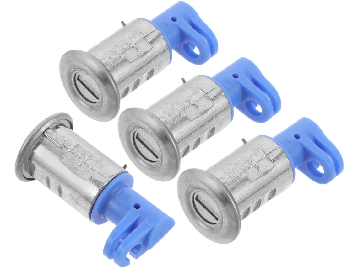 Conjunto de 4 barras transversais de plástico para o assento de bicicletas elétricas e ciclomotores.