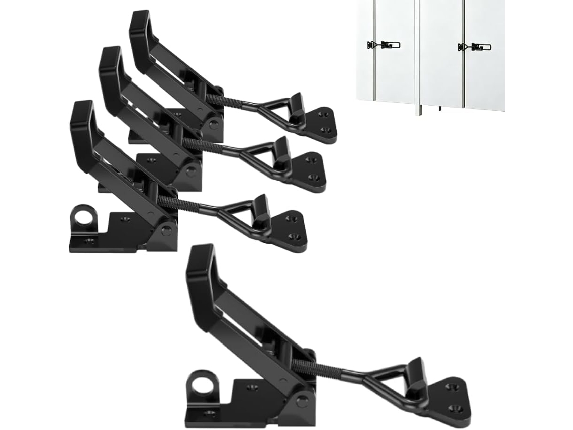 Conjunto de 4 portas reforçadas Alavanca com fechaduras ajustáveis