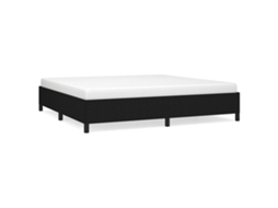 Bed Frame, Bed Frames Vidaxl Preto Tecido (200 X 200 Cm)