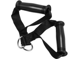 Conjunto de 2 alças de plástico para máquinas de cabo e halteres, S/MARCA