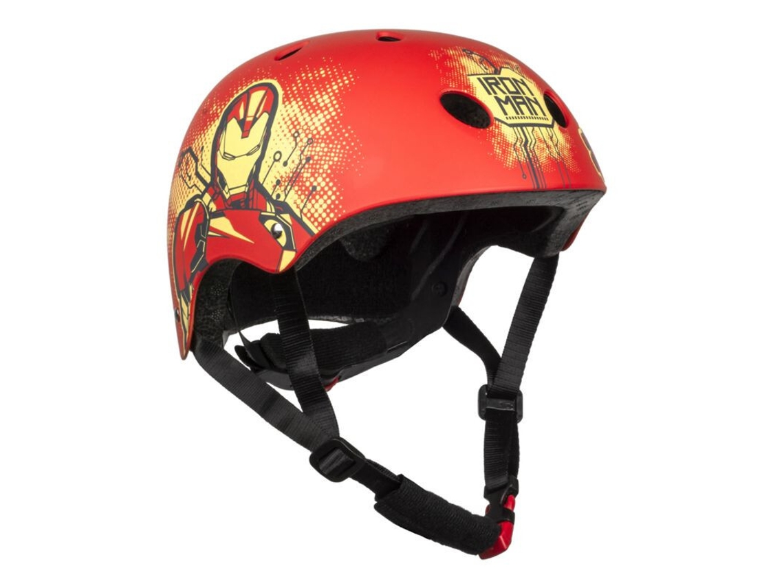 Capacete com roda de ajuste para crianças DISNEY V3 Marvel Iron Man 54-58