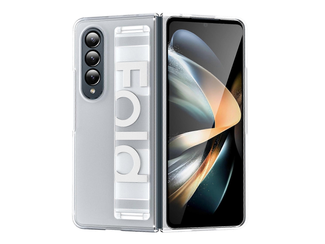 Capa Dobrável Para Celular Com Suporte De Pulseira De Silicone Para Samsung Galaxy Z Fold4