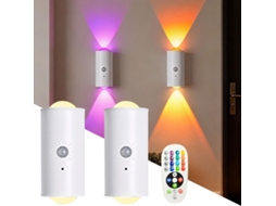 Conjunto De 2 Luzes Noturnas Led Inteligentes Com Sensor Movimento E