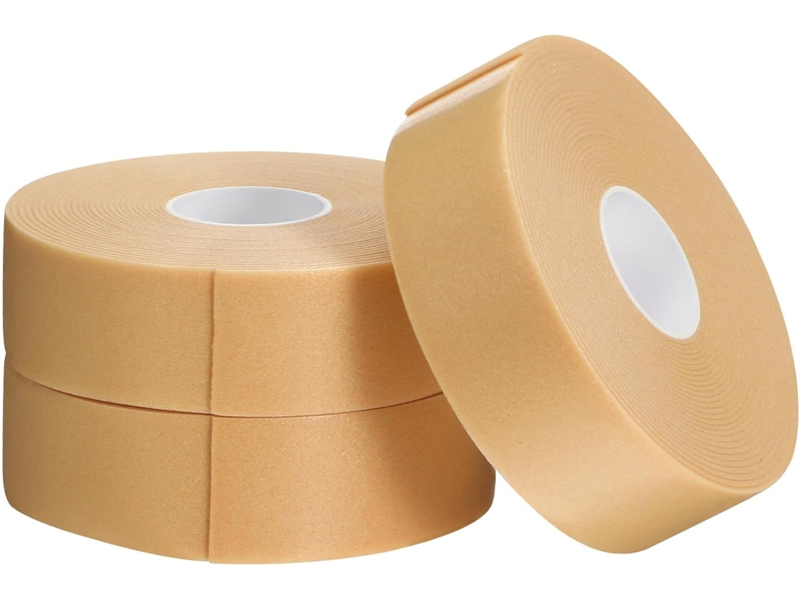 Fita Protetora Antiderrapante Para Calcanhares E Dedos, Ideal Para Uso Diário E Atividades Ao Ar Livre 3 Rolos De