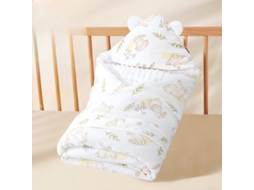 Saco de dormir grosso para bebê, manta de couro, recém-nascido (0-12 meses), branco, Panoona