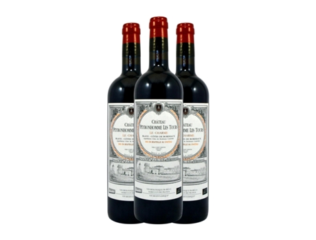Vinho FAMILLE HUBERT Château Peybonhomme Les Tours Le Charme Bordeaux (0.75 L - 3 Unidades)