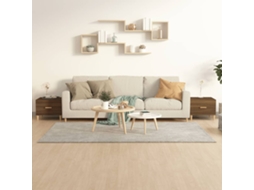 Vidaxl Mesa Centro 2 Pcs 50x50x40 Cm Madeira Proc. Carvalho Castanho