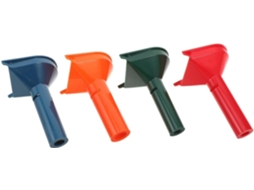 Conjunto De 4 Funis Para Separar Moedas Com Estrutura Plástico Estável E Compartimentos Fixos 10e 25 Centavos, Ideal