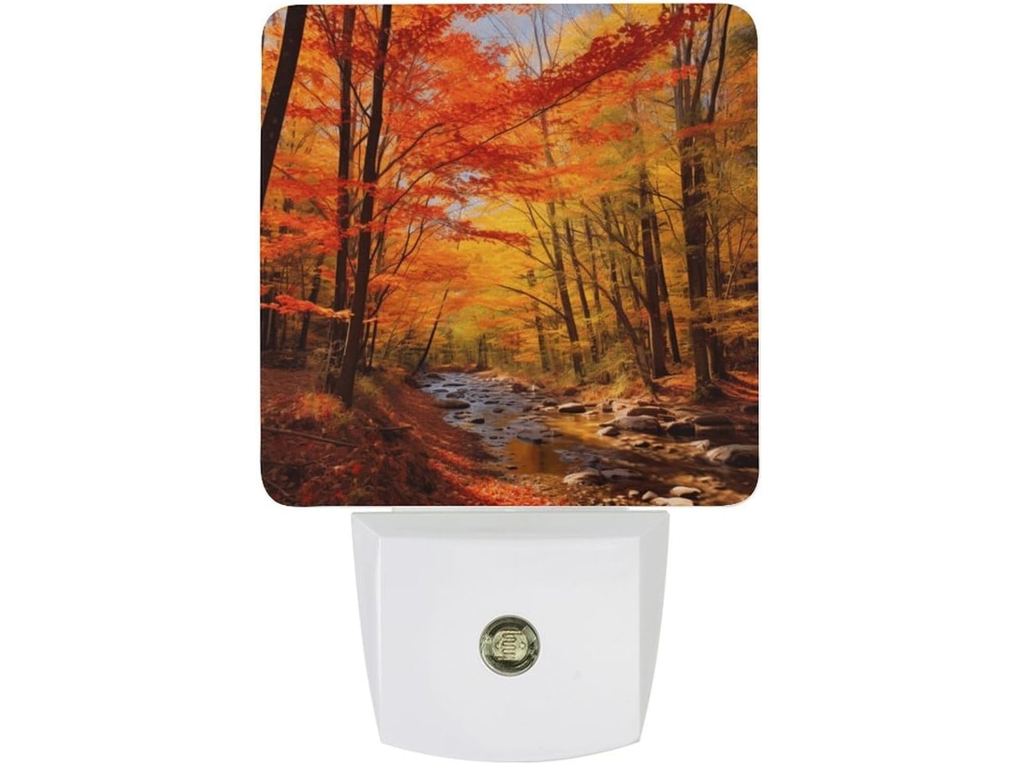 Luminária de parede LED com acionamento automático, sensor crepuscular, ideal para cabeceira de quarto.