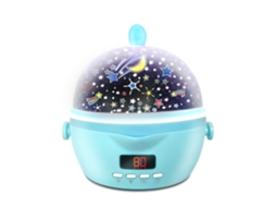 Luz Noturna Infantil Projetor De Estrelas Com Rotação 360° Planetas Lâmpada Led Céu Estrelado Pequena Ambiente Aquaforge
