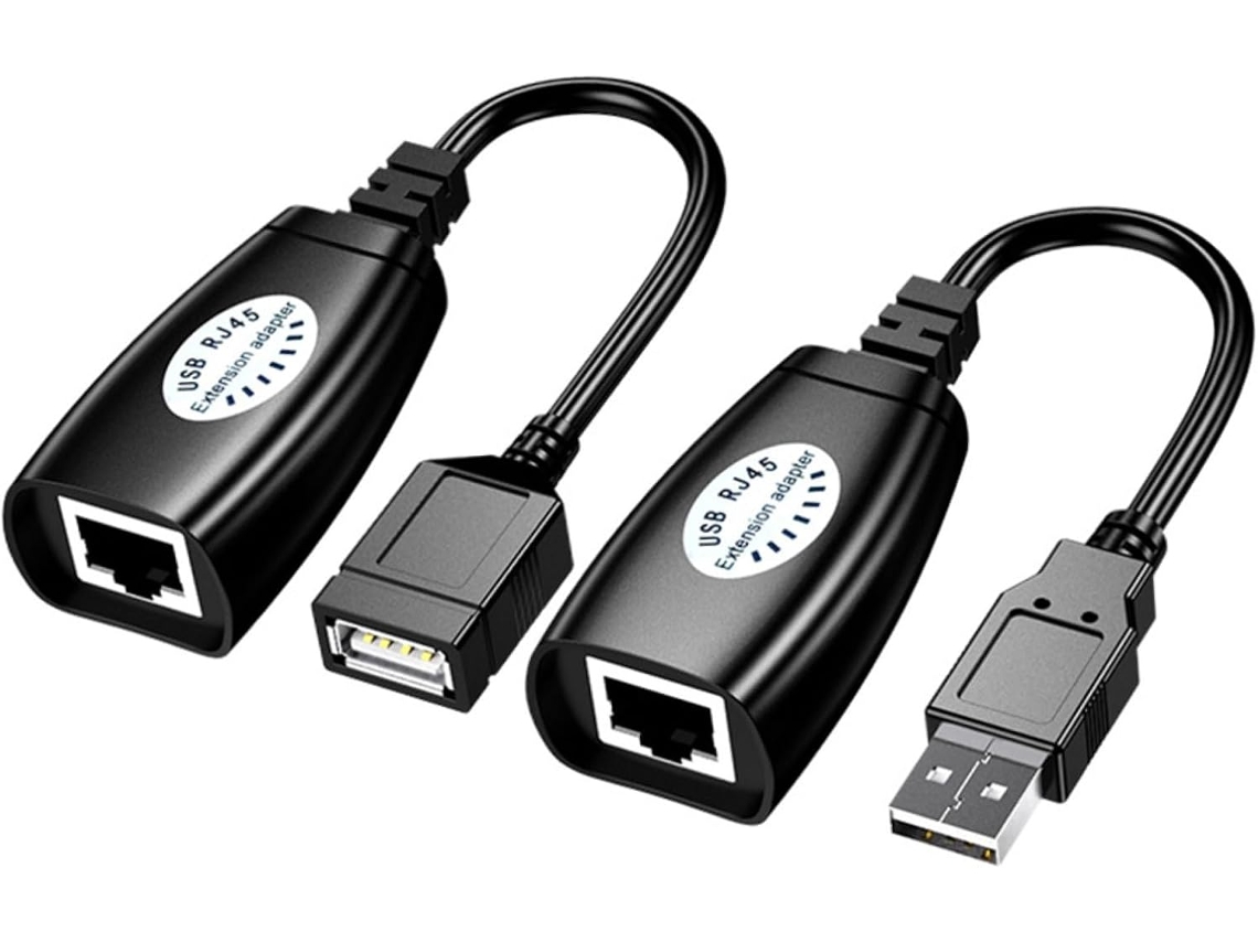 Adaptador De Extensão Usb E Régua Energia Plástico Leve Para