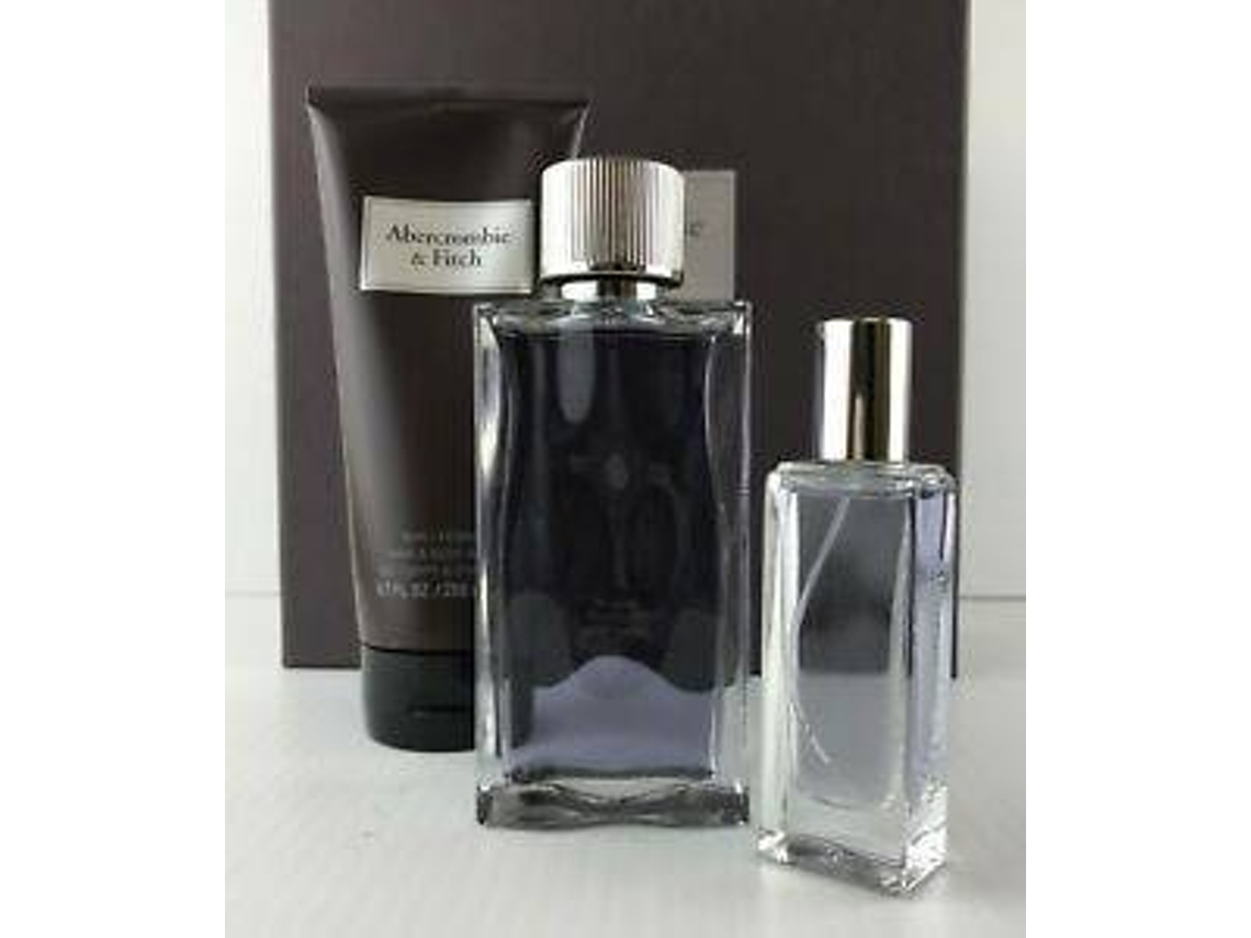 Coffret ABERCROMBIE & FITCH Primeiro Instinto Man 100 ml Edt + Edt 15 ml + Hair & Body Wash 200 ml