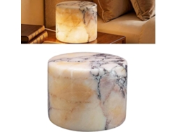 Luminária Noturna De Toque Em Mármore Lâmpada Cabeceira Recarregável