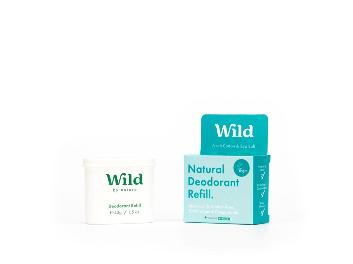 Natural Deodorant Refill Algodão Fresco WILD