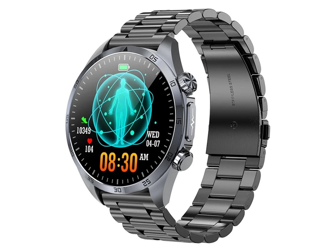 Smartwatch com Bluetooth Chamada Tecido Amoled Monitoramento de Som e Pulso ECG Oxigênio Sem Temperatura Arterial e Monitoramento de Saúde Bestvite
