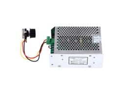 Controlador de Velocidade de Motor Dc Pwm Ac110 220v Entrada Dc0 100v Saída Alumínio