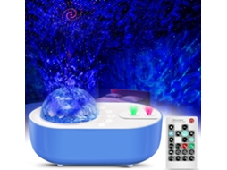Projetor De Estrelas, Céu Galáctico, Luz Led Com Bluetooth 360° Aquaforge