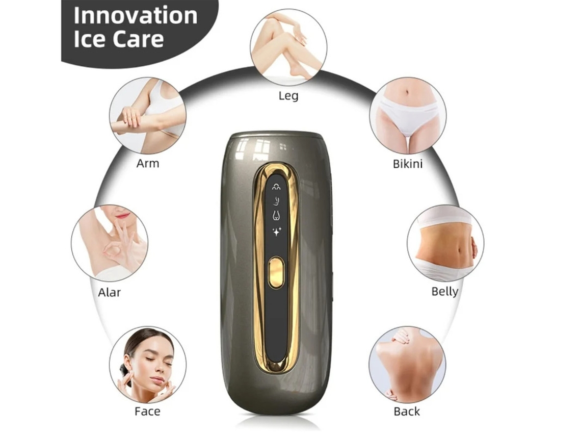 Versão Atualizada Dispositivo De Remoção De Pelos A Laser Ipl De 4 Modos Para Homens E Mulheres De Corpo Inteiro 999999 Depilação Com Flash Yizhood