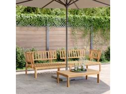 Vidaxl Sofás De Canto Paletes 2 Pcs P/ Jardim Madeira De Acácia Maciça