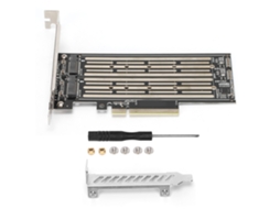 Placa Adaptadora De Ssd Transfer Card Mkey Nvme M.2 Para Pcie X8 Com Grande Capacidade