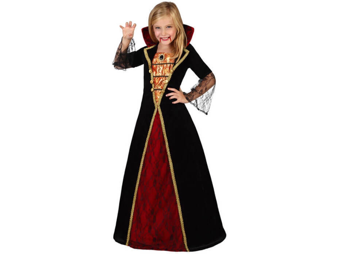 Fato de Menina DISFRAZZES Vampiresa Luxo (Tam: 3 a 4 Anos)